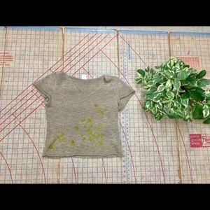 Vintage Italian linen knit sweater top XS